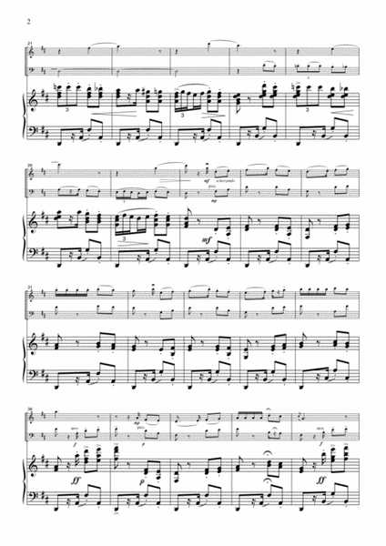 Bizet Habanera from Carmen, for piano trio, PB302