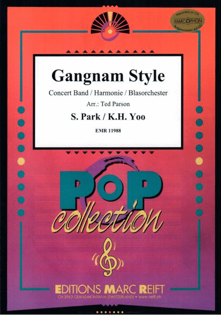 Gangnam Style Concert Band scores gallery preview page 1