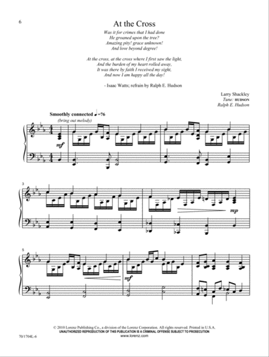 Hymn Miniatures for Communion Piano Solo scores gallery preview page 6