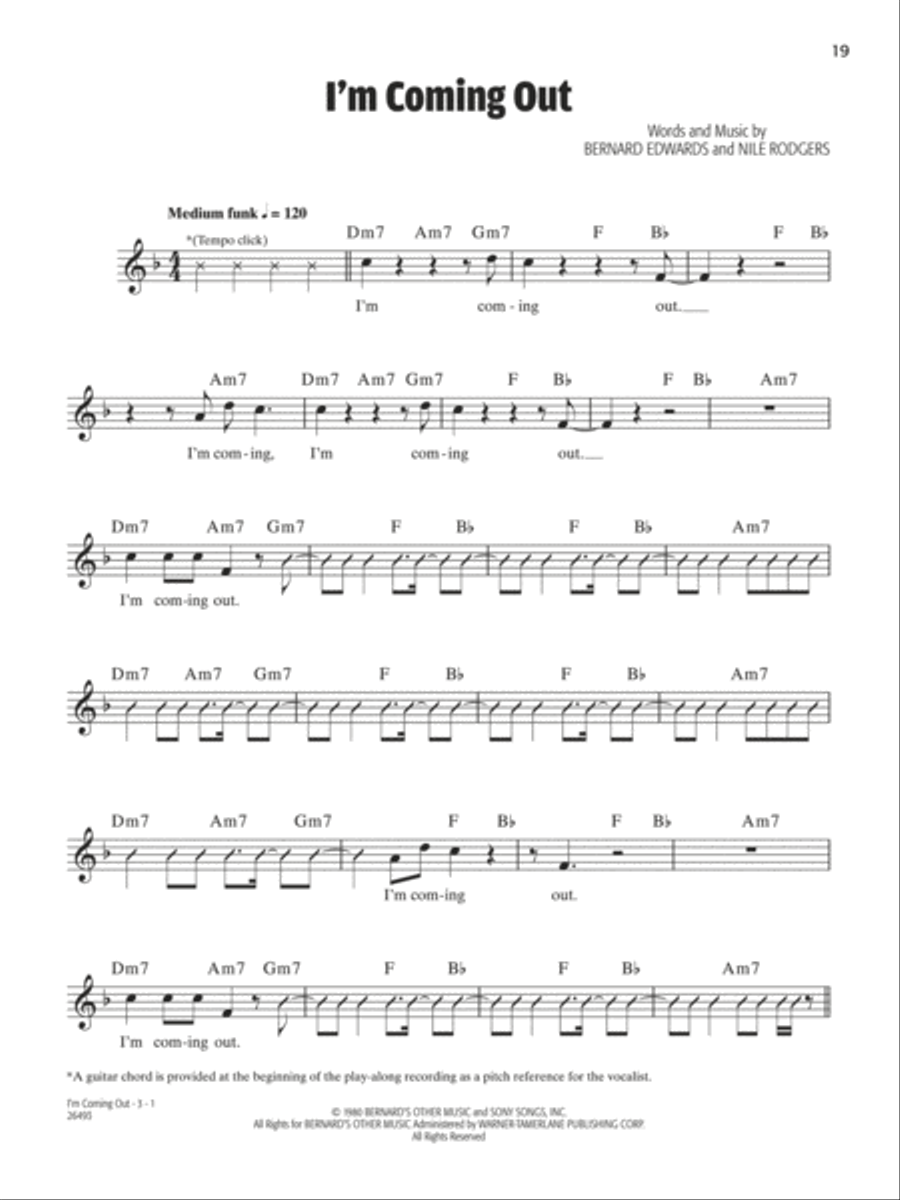 Ultimate Vocal Sing-Along: Disco Divas (Female Voice) Piano, Vocal, Guitar scores gallery preview page 3