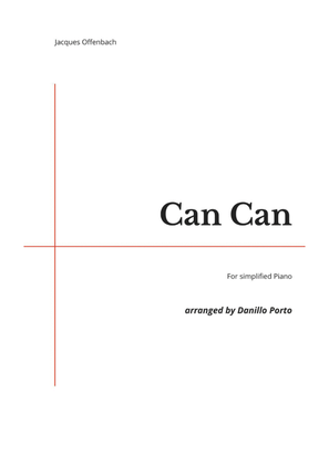 Book cover for J. Offenbach - Can Can - Piano Easy