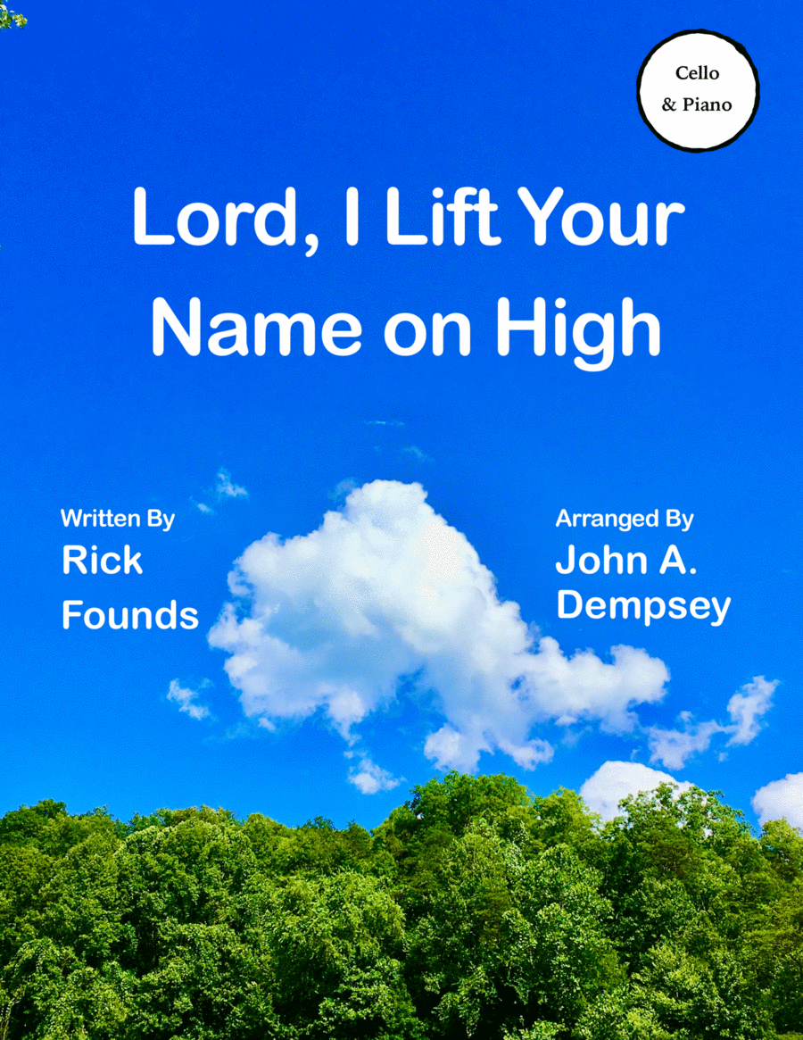 Lord, I Lift Your Name On High Piano scores gallery preview page 1