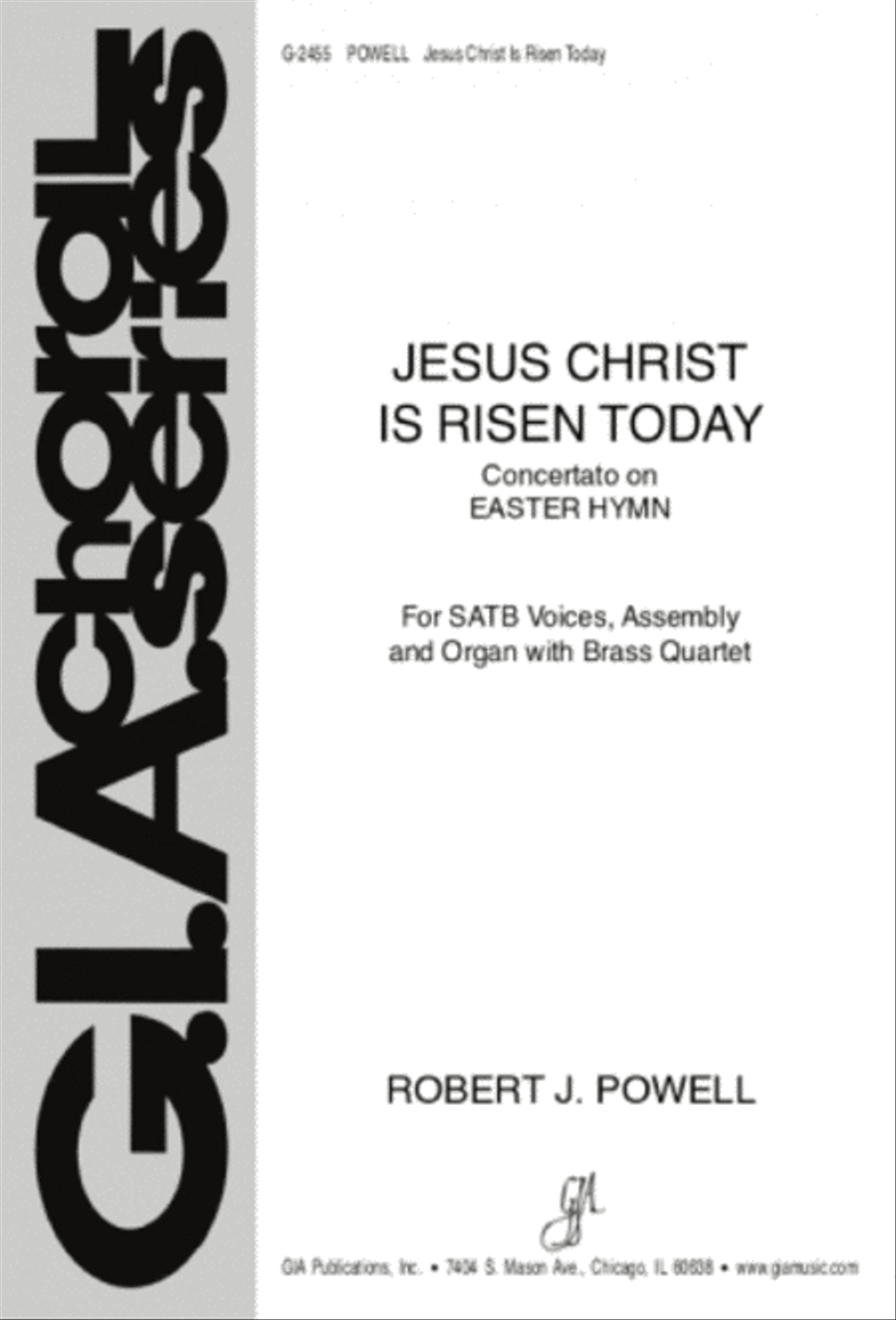 Jesus Christ Is Risen Today 4-Part scores gallery preview page 1