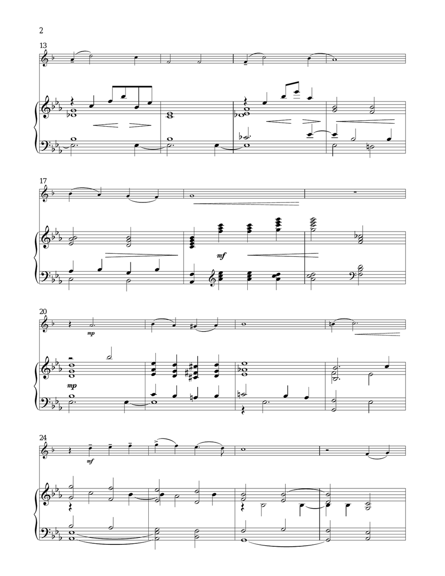 White Christmas Clarinet Solo scores gallery preview page 2