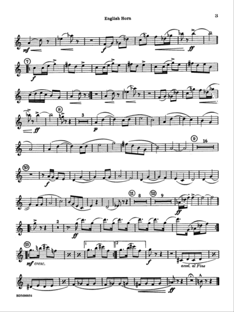Symphonic Suite: English Horn Concert Band scores gallery preview page 2