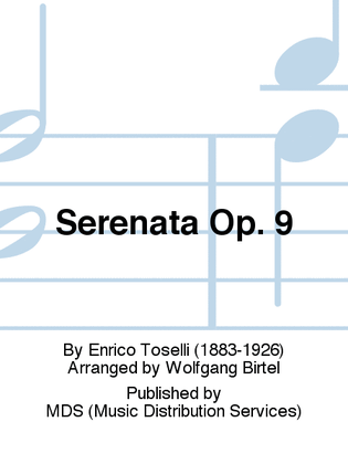 Book cover for Serenata op. 9 25