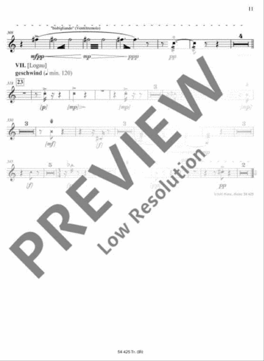 vergehn wie Rauch vergehn wie Rauch SSAATTBB scores gallery preview page 21
