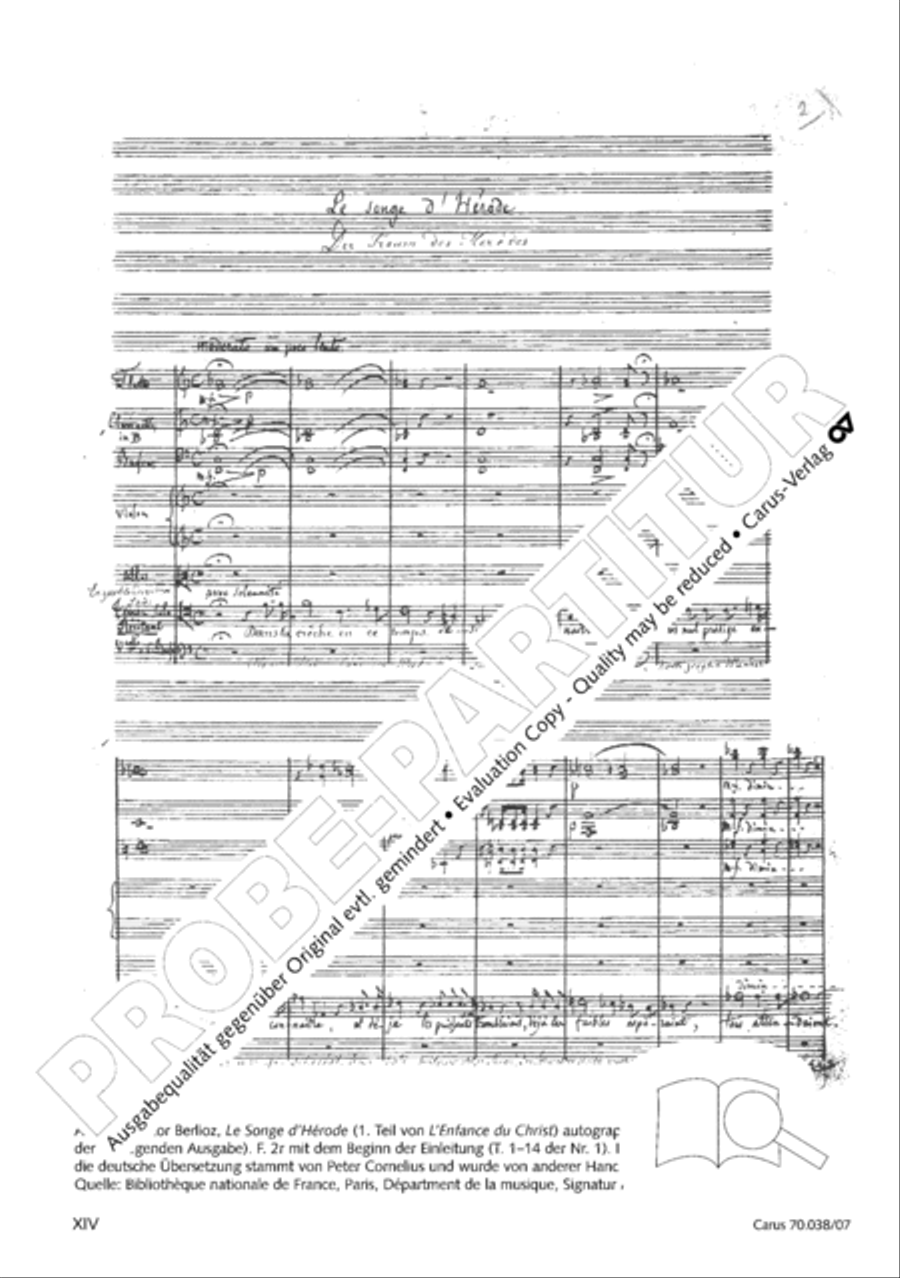 L'Enfance du Christ 4-Part scores gallery preview page 16