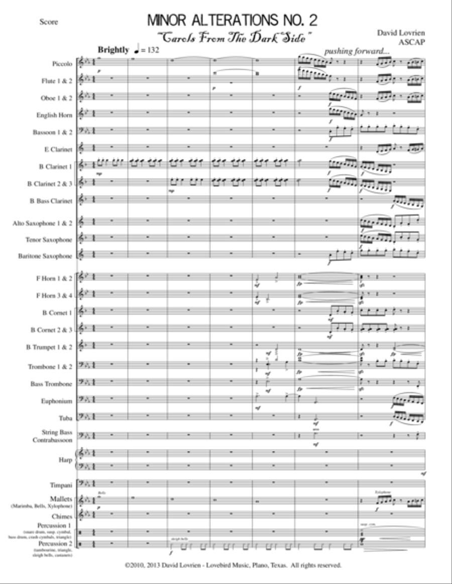 Minor Alterations No. 2 Concert Band scores gallery preview page 7