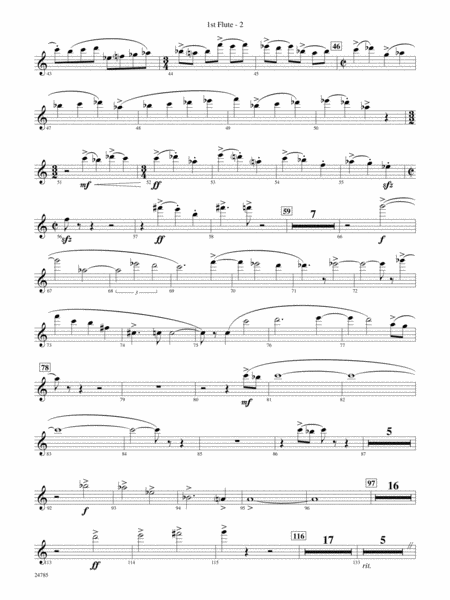 Frolicking Winds (from Symphonic Dance): Flute