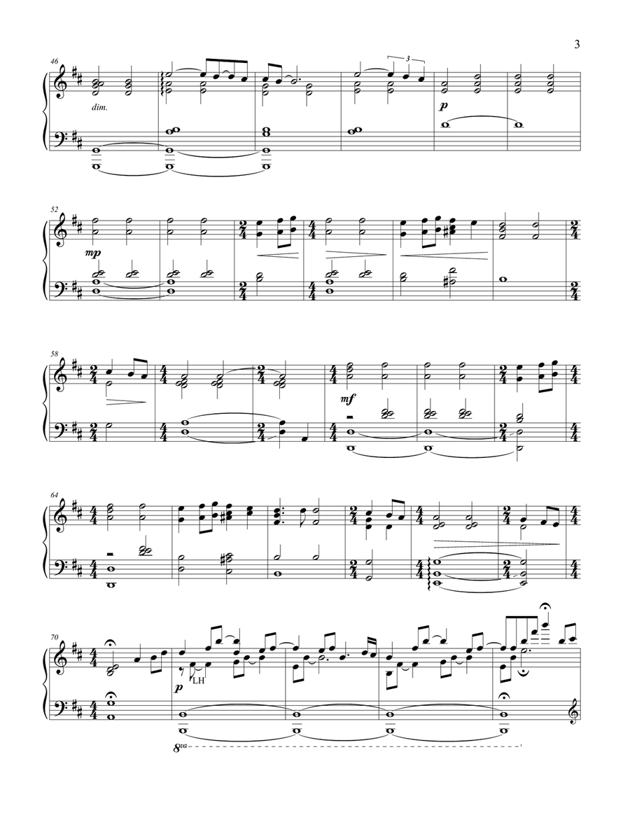 Breath Of Heaven (mary's Song) Piano Solo scores gallery preview page 3