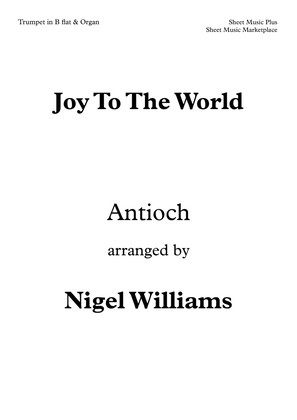 Book cover for Joy To The World, for Trumpet and Organ