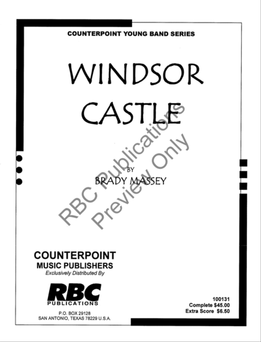 Windsor Castle Concert Band scores gallery preview page 2