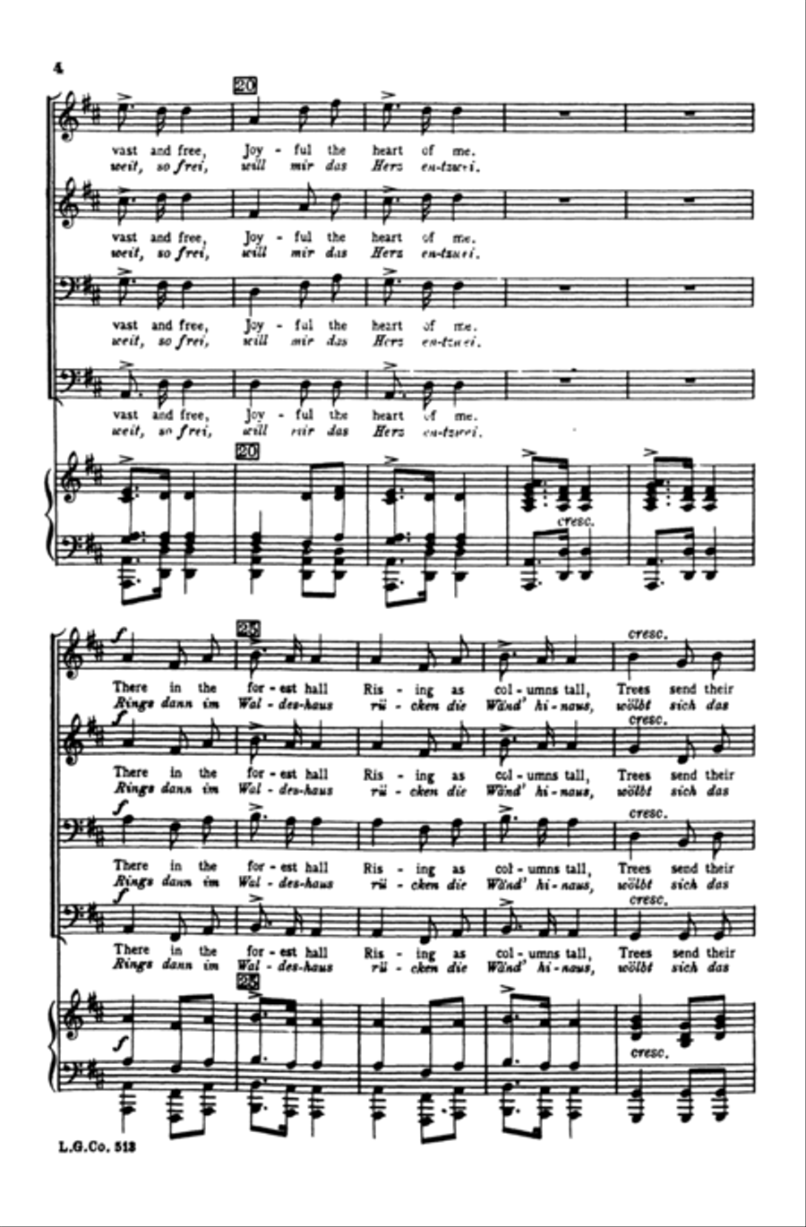 Widerspruch Men's Choir scores gallery preview page 17