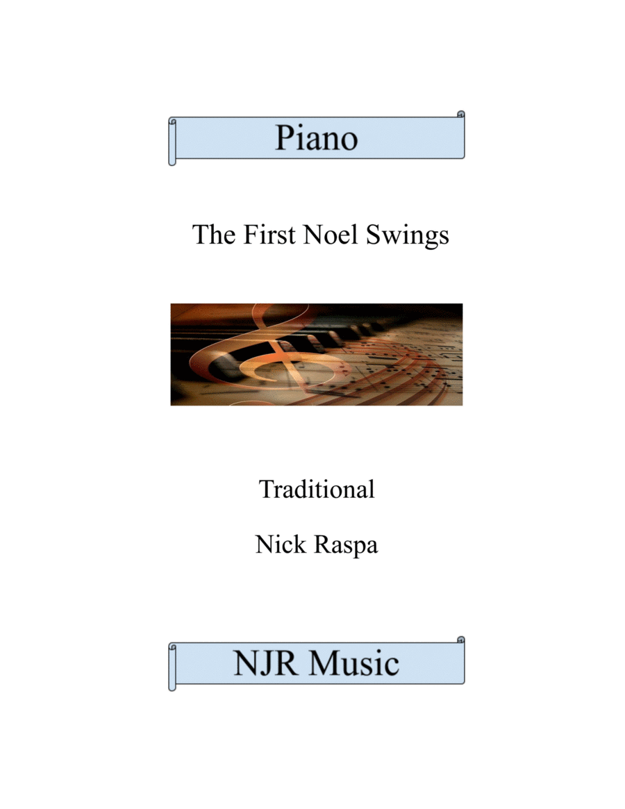 The First Noel Swings (elementary piano) Easy Piano scores gallery preview page 1