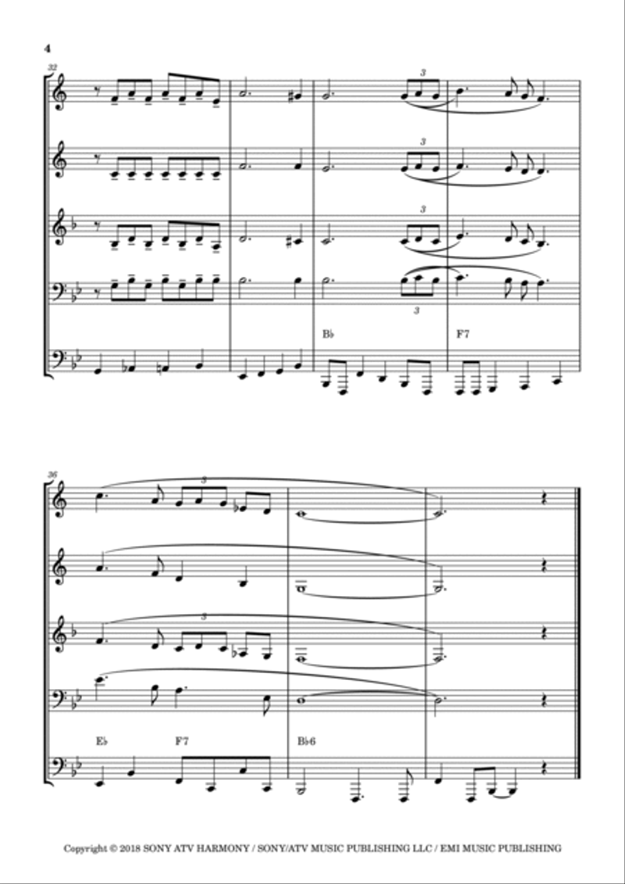 Creole Love Call (instr.) Brass Ensemble scores gallery preview page 4