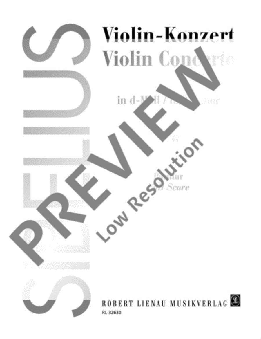 Concerto D minor Orchestra scores gallery preview page 2