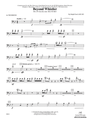 Beyond Whistler: 1st Trombone