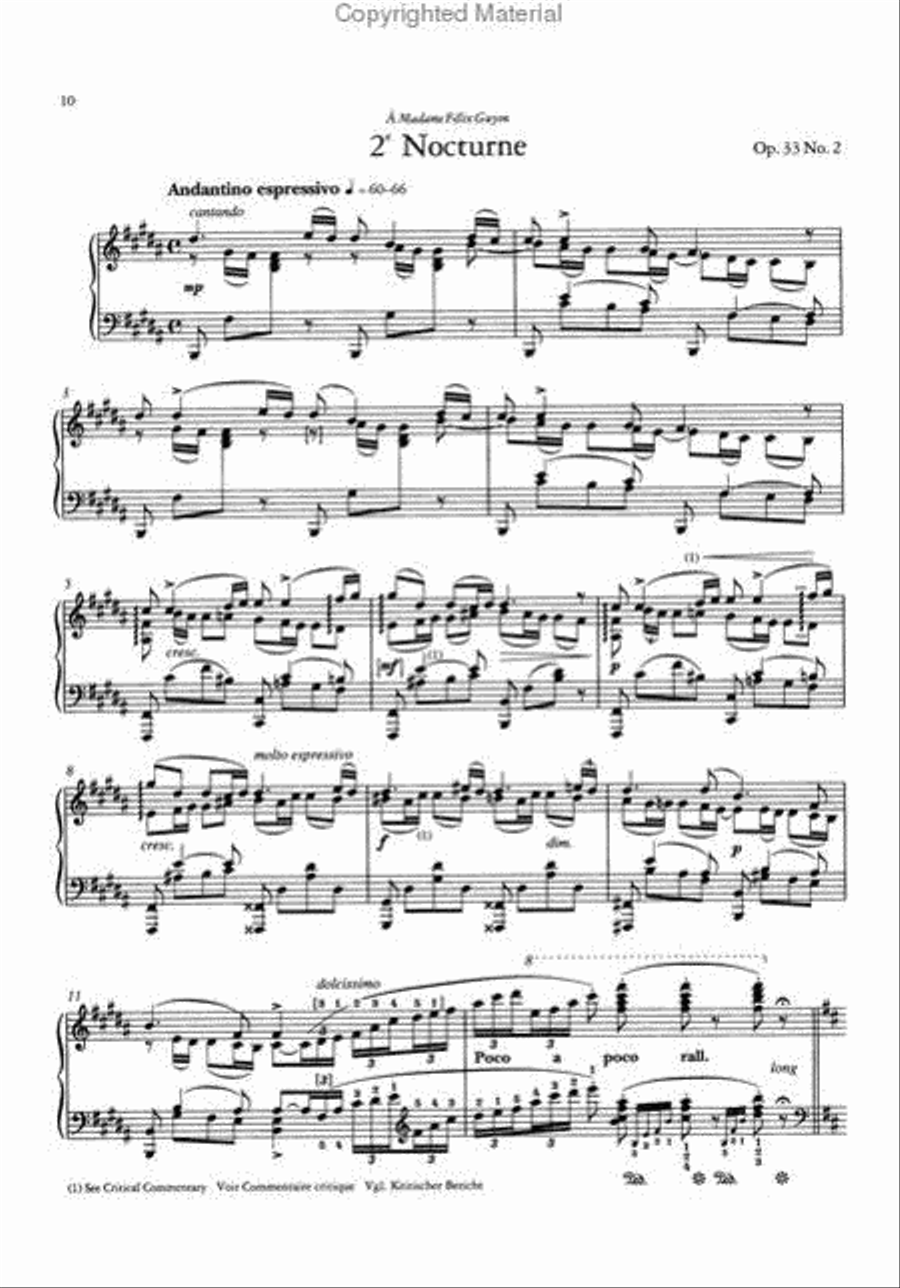 13 Nocturnes for Piano Piano scores gallery preview page 3