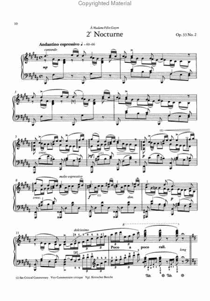 13 Nocturnes for Piano