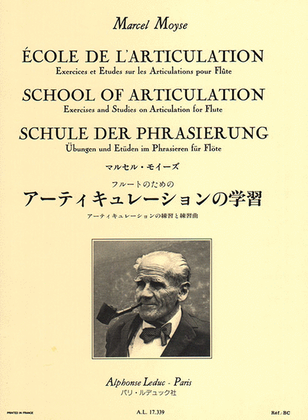 Book cover for Ecole de L'articulation pour Flute