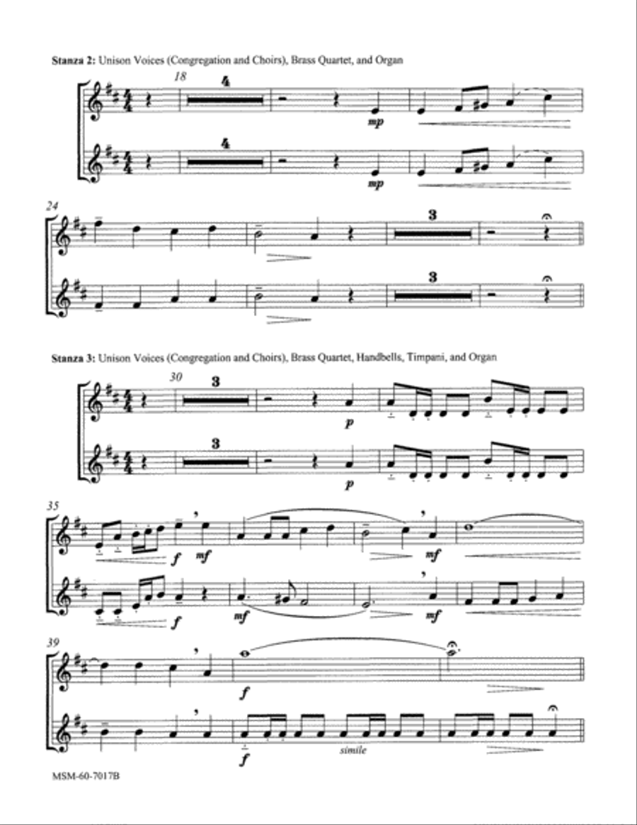 O Day Full of Grace Choir scores gallery preview page 4