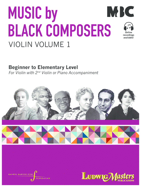 Music of Black Composers for Violin and Piano or Second Violin
