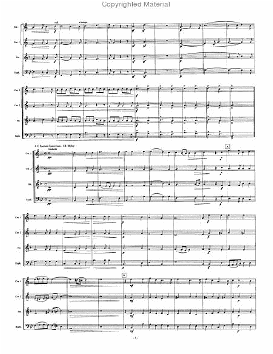 8 Brass Quartets Brass Quartet scores gallery preview page 4