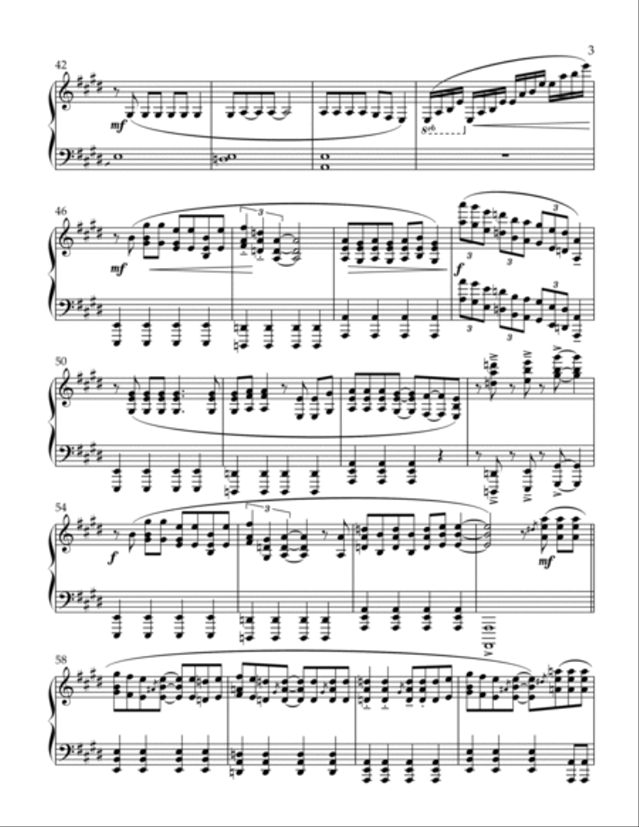 Born This Way Piano Solo scores gallery preview page 3