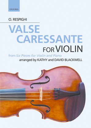 Book cover for Valse Caressante: from Six Pieces for Violin and Piano
