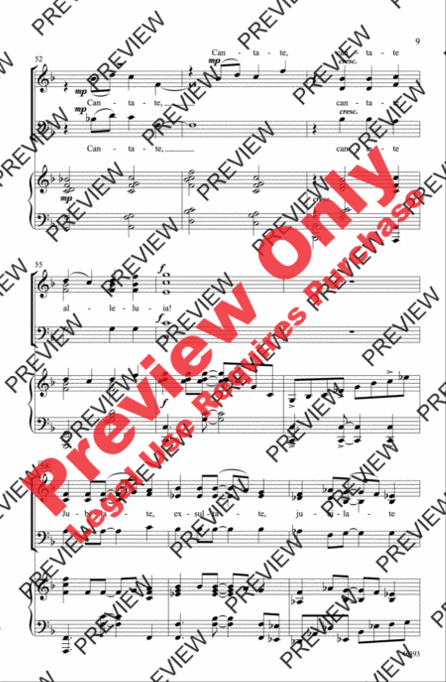Jubilate, Exsultate! 3-Part scores gallery preview page 8