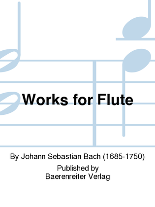 Book cover for Works for Flute