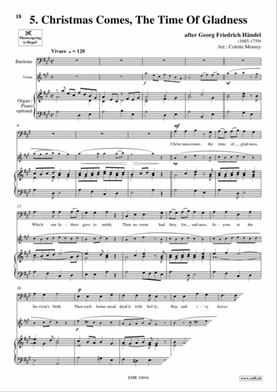 20 Greatest Christmas Songs Vol. 1 Baritone Voice scores gallery preview page 7