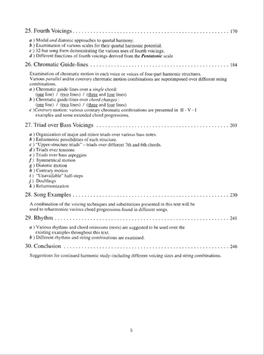 Complete Book of Harmony, Theory & Voicing Guitar scores gallery preview page 11