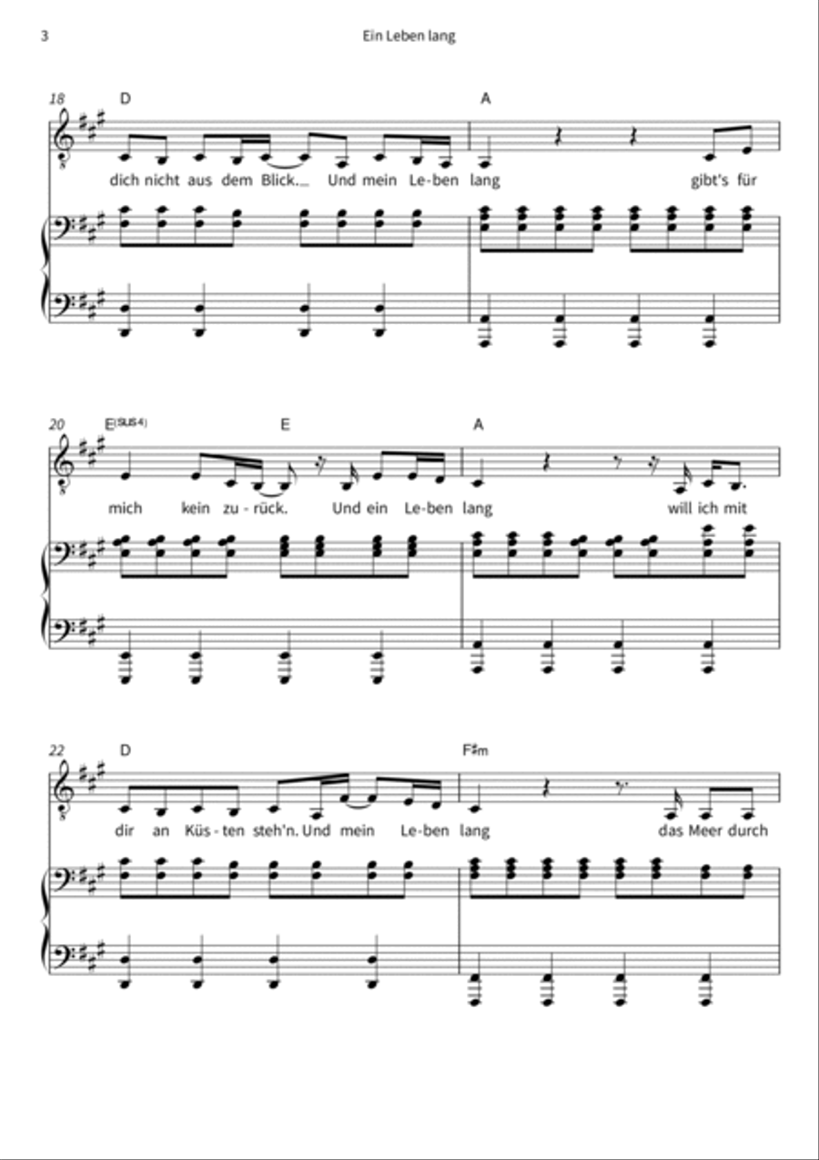 Ein Leben lang Voice Solo scores gallery preview page 5