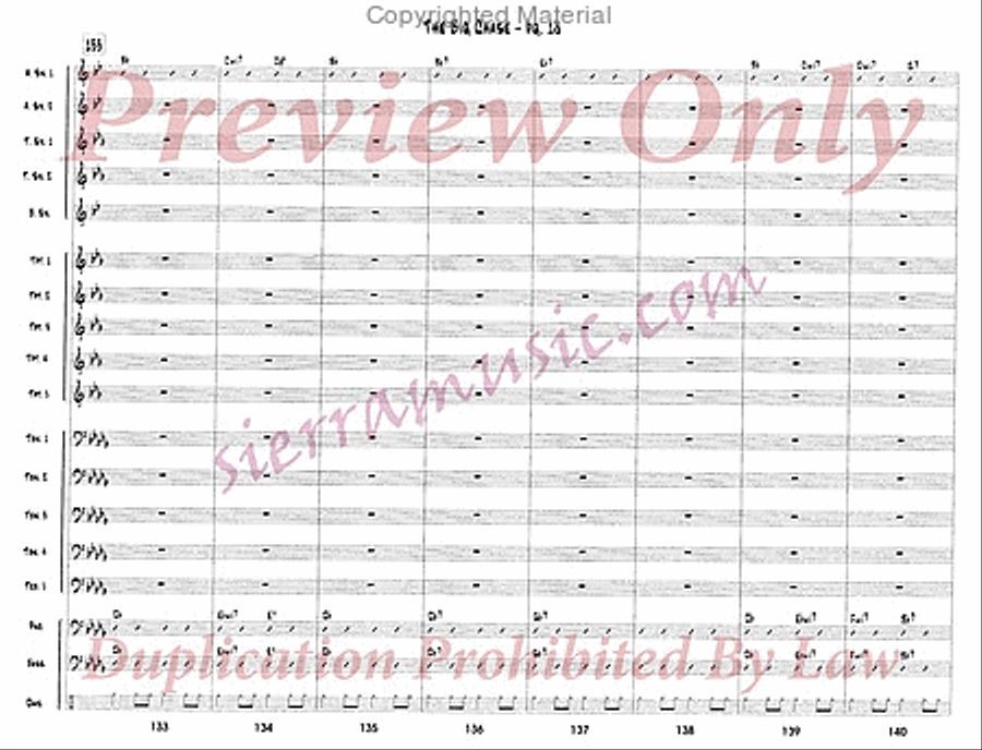The Big Chase Jazz Ensemble scores gallery preview page 19