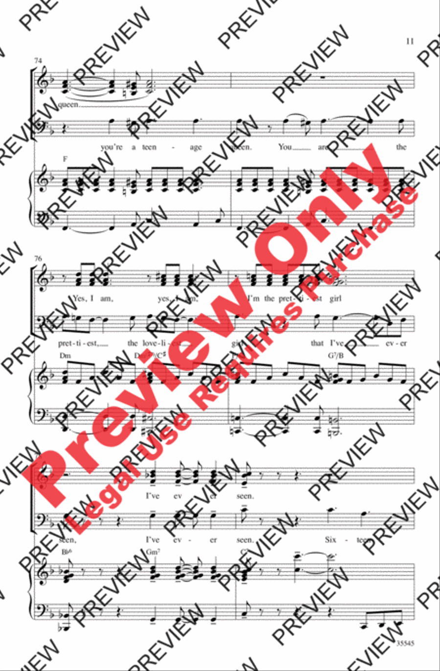 We Love the '50s 3-Part scores gallery preview page 11