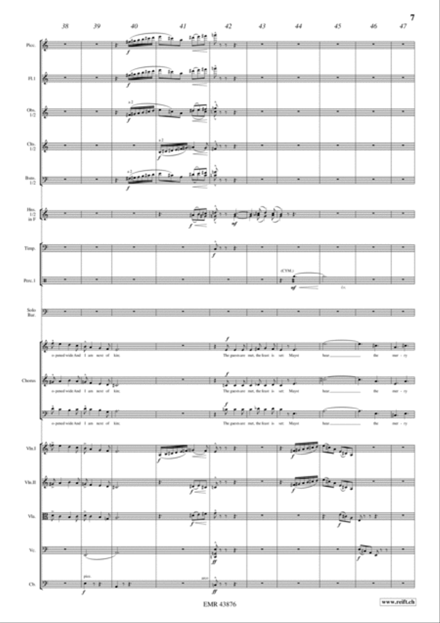 The Rime Of The Ancient Mariner Orchestra scores gallery preview page 7
