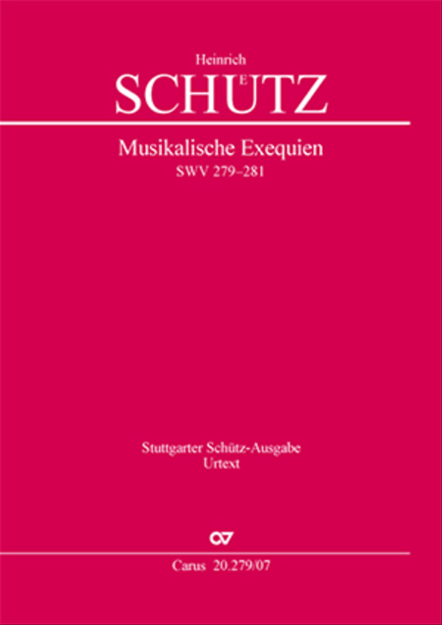 Musikalische Exequien I-III Orchestra scores gallery preview page 1