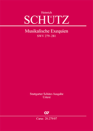 Book cover for Musikalische Exequien I-III