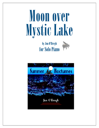 Book cover for Moon Over Mystic Lake - Easy Solo Piano
