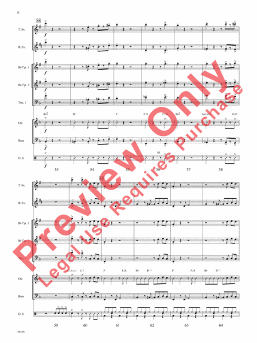 Hallelujah I Love Her So Choir scores gallery preview page 7