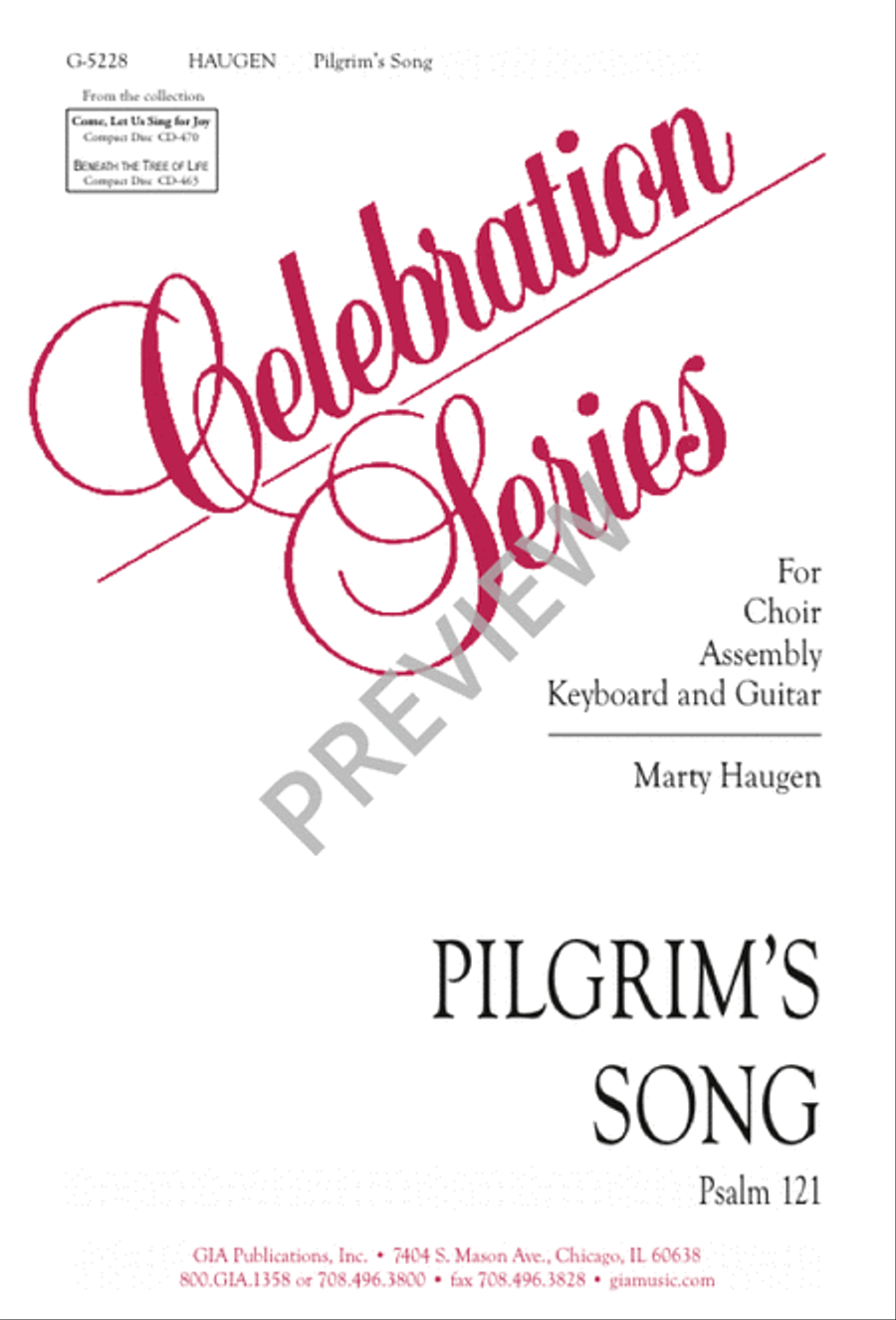 Pilgrim’s Song 4-Part scores gallery preview page 1