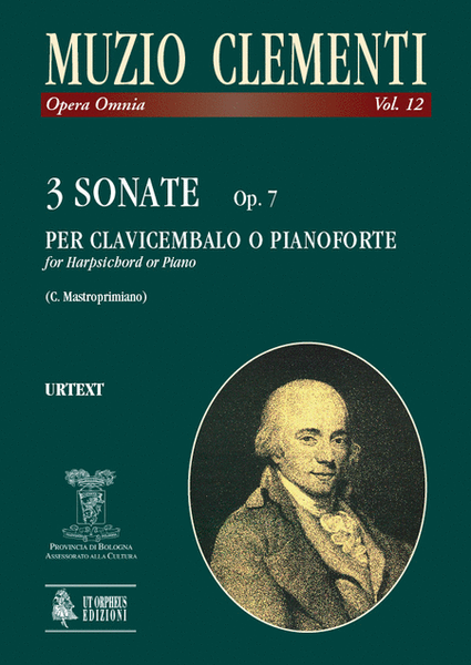 3 Sonatas Op. 7 for Harpsichord (Piano) by Muzio Clementi Harpsichord - Sheet Music