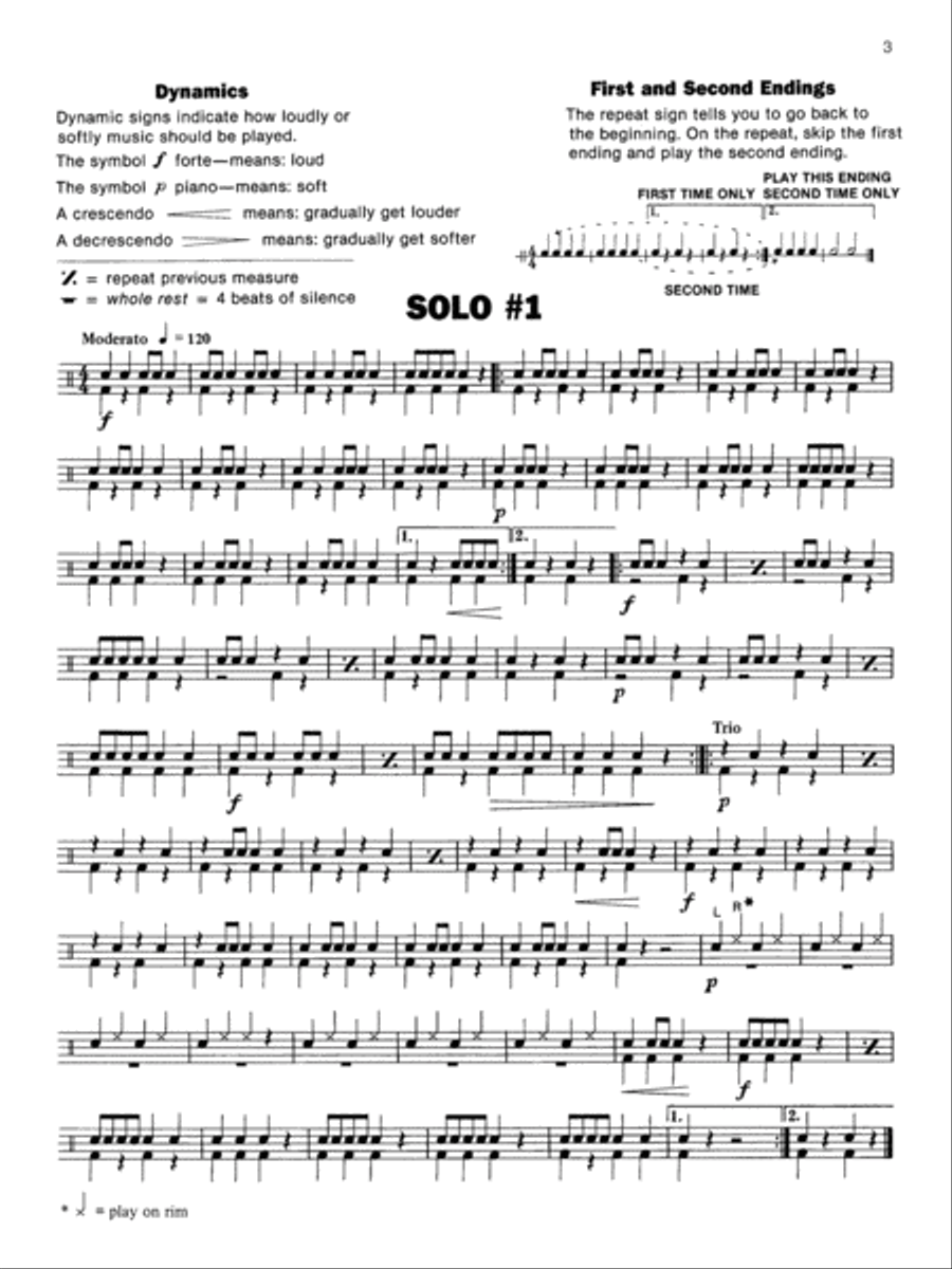 Alfred's Complete Snare Drum Solos Snare Drum scores gallery preview page 3