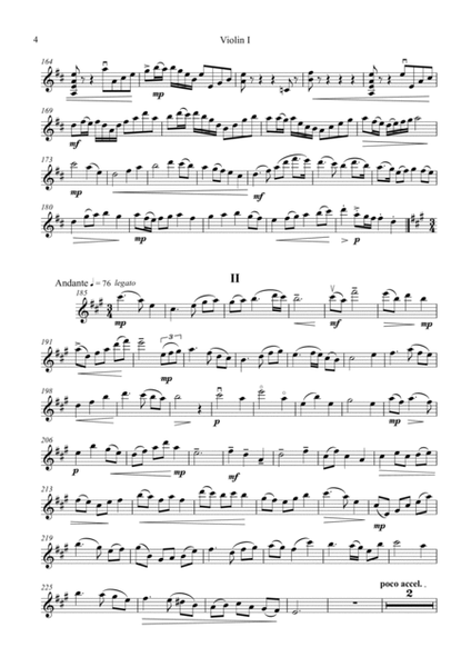 String Quartet in D Major String Quartet - Digital Sheet Music