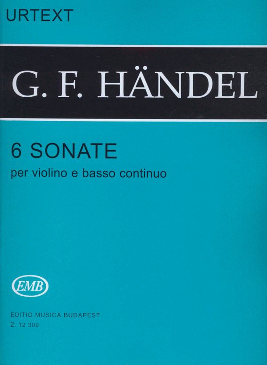 6 sonate per violino e basso continuo