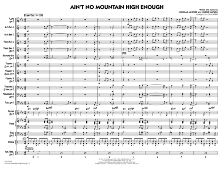 Ain't No Mountain High Enough - Full Score