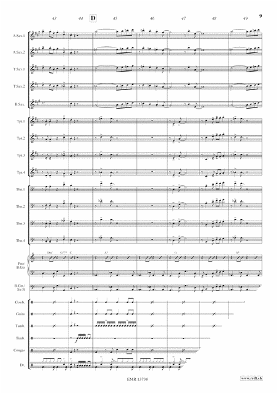 Cha Cha - Cuba Libre Big Band scores gallery preview page 10