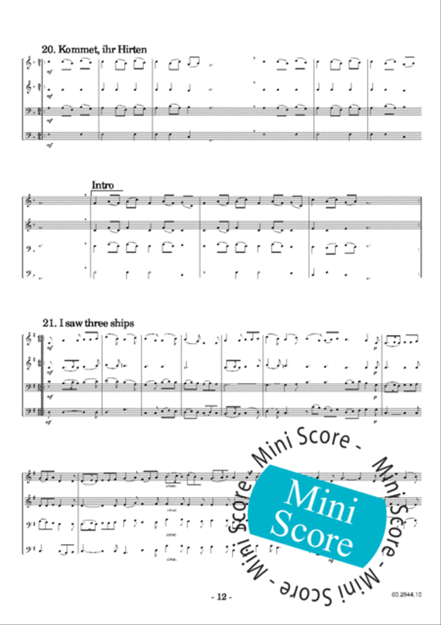 40 Christmas Carols 40 Christmas Carols Concert Band scores gallery preview page 16